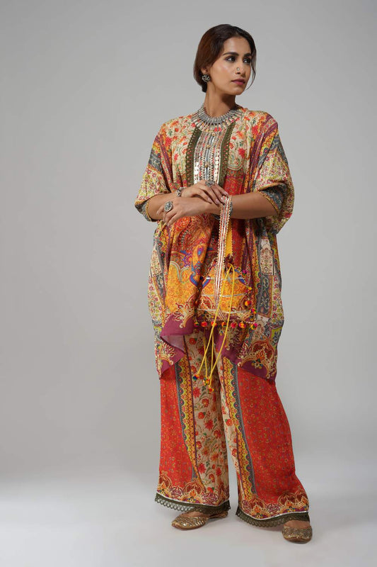 Sawariya Heritage Patchwork Co-ord Set in CM-Cotton