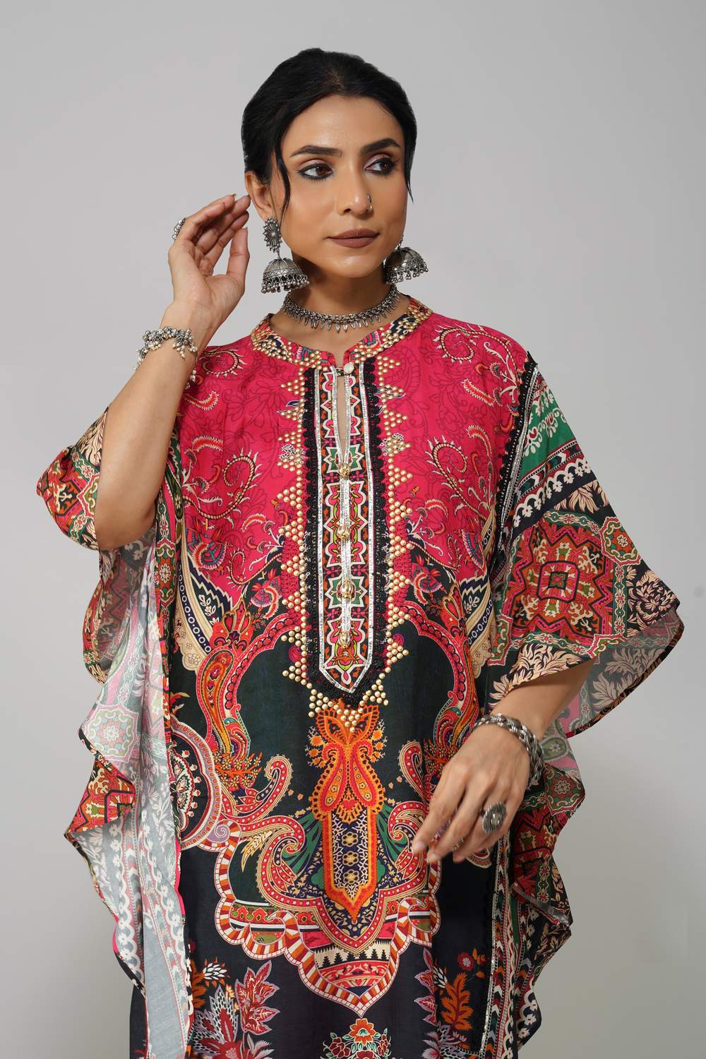Sawariya Majestic Bloom Co-ord Set in Cotton Muslin