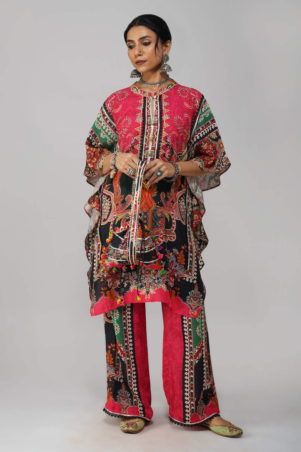 Sawariya Majestic Bloom Co-ord Set in Cotton Muslin