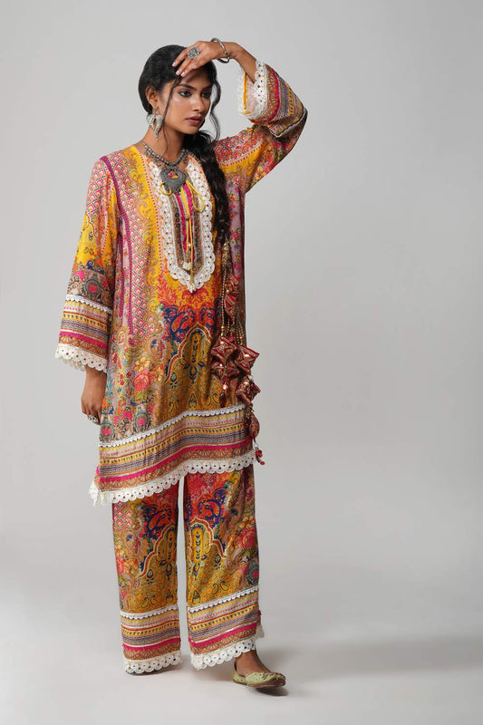 Marigold Reverie in Cotton Muslin