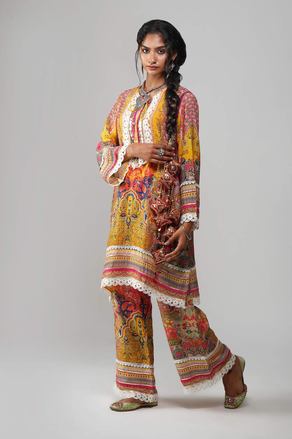 Marigold Reverie in Cotton Muslin