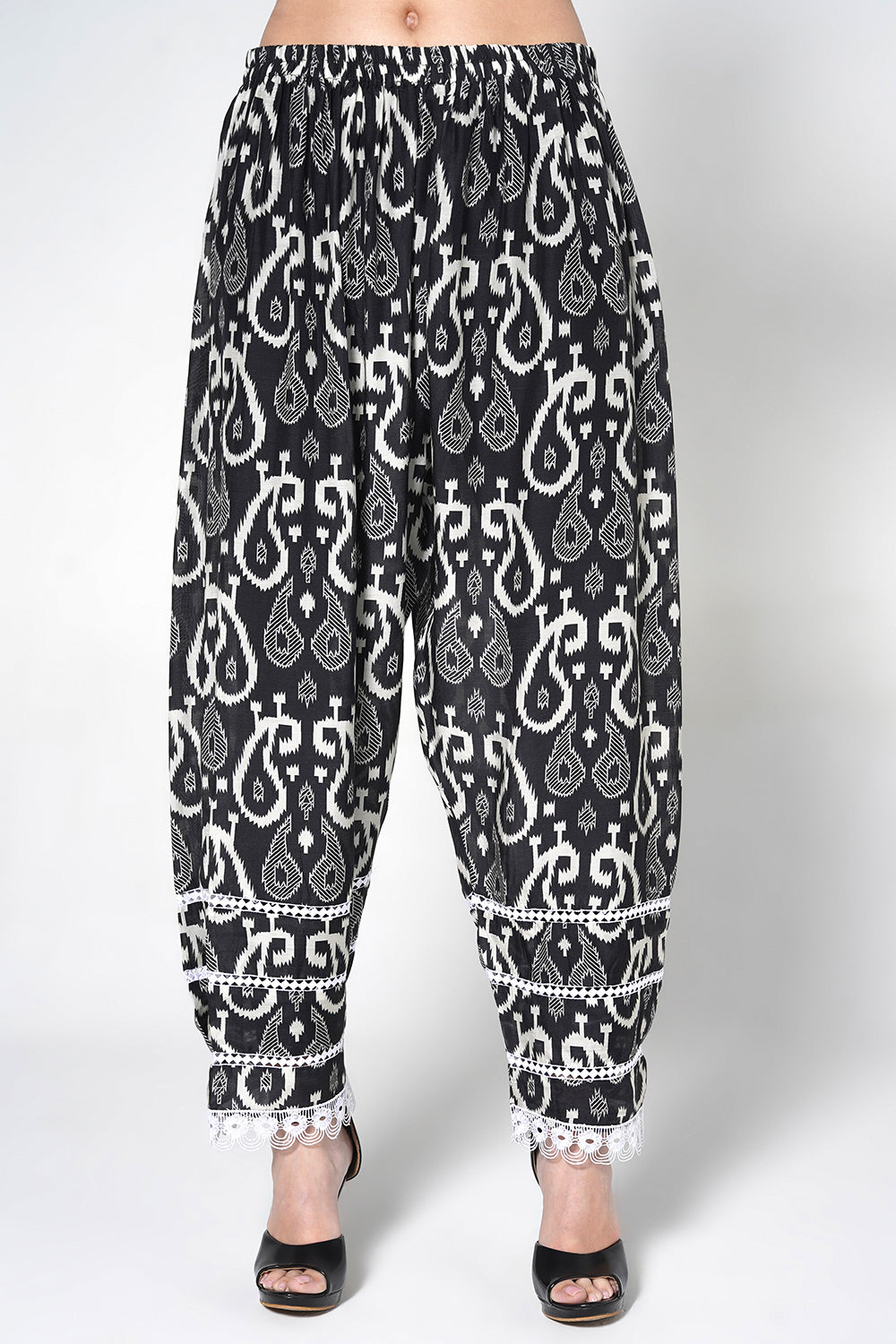 Daily Drama Black White Linen Designer Co-ord Set