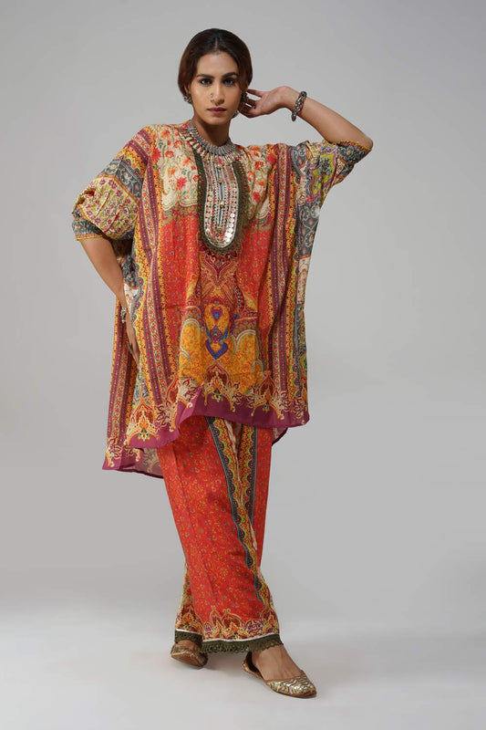 Sawariya Heritage Patchwork Co-ord Set in CM-Cotton