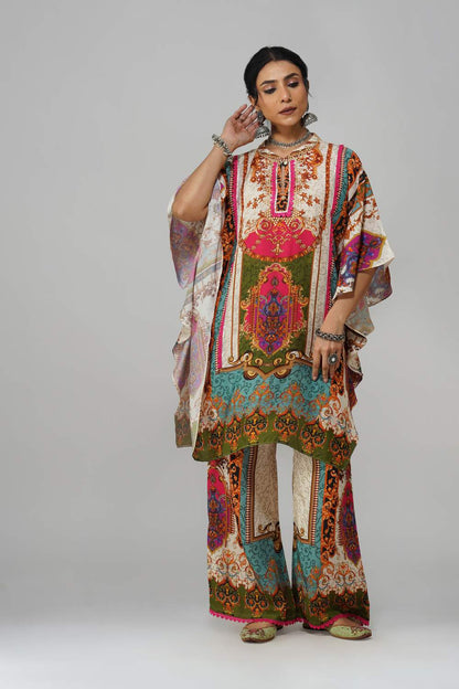 Sawariya Regal Tapestry Co-ord Set in Cotton Muslin