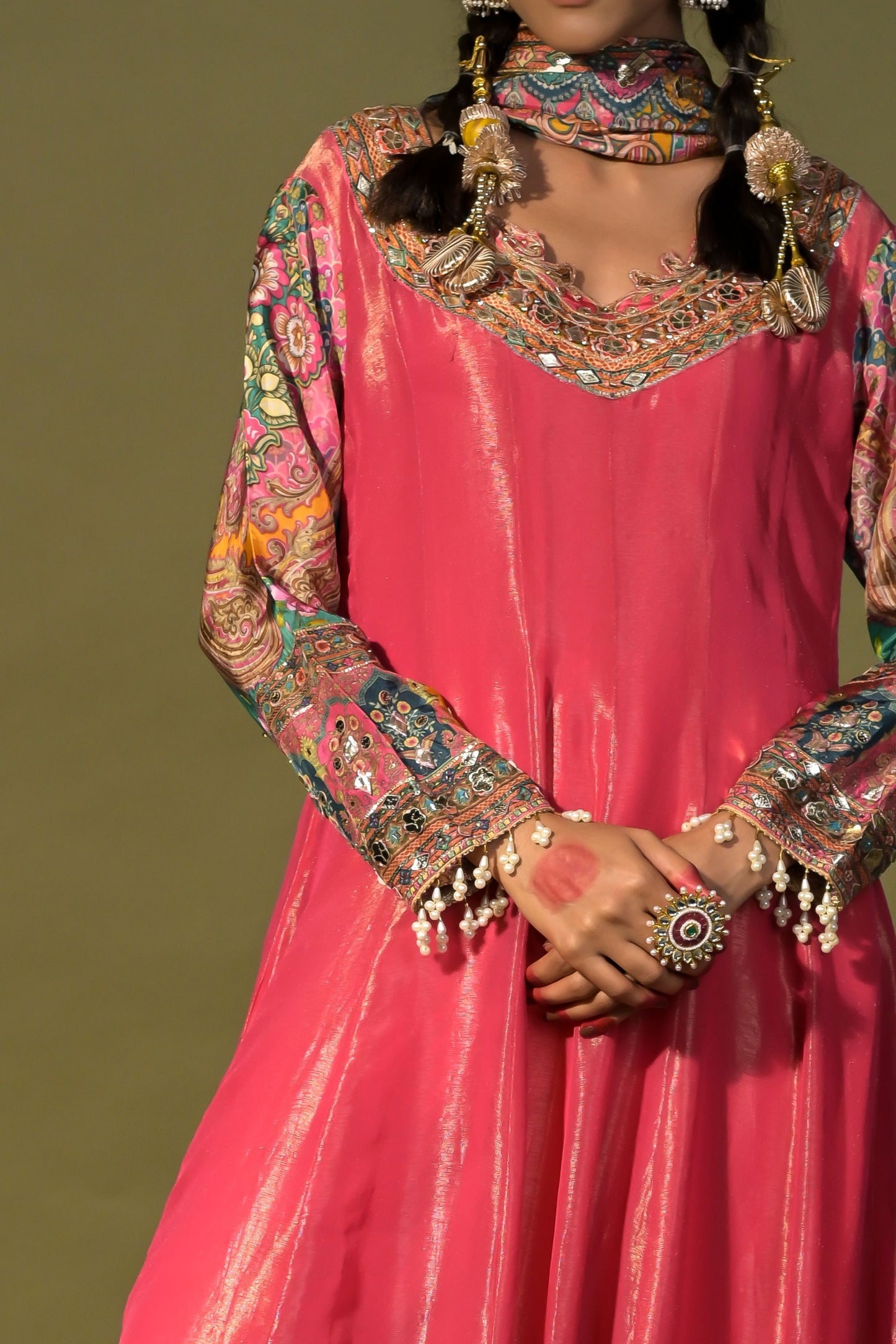 Rajwada Riwaaz: Embrace Royalty with Pink Anarkali Suit