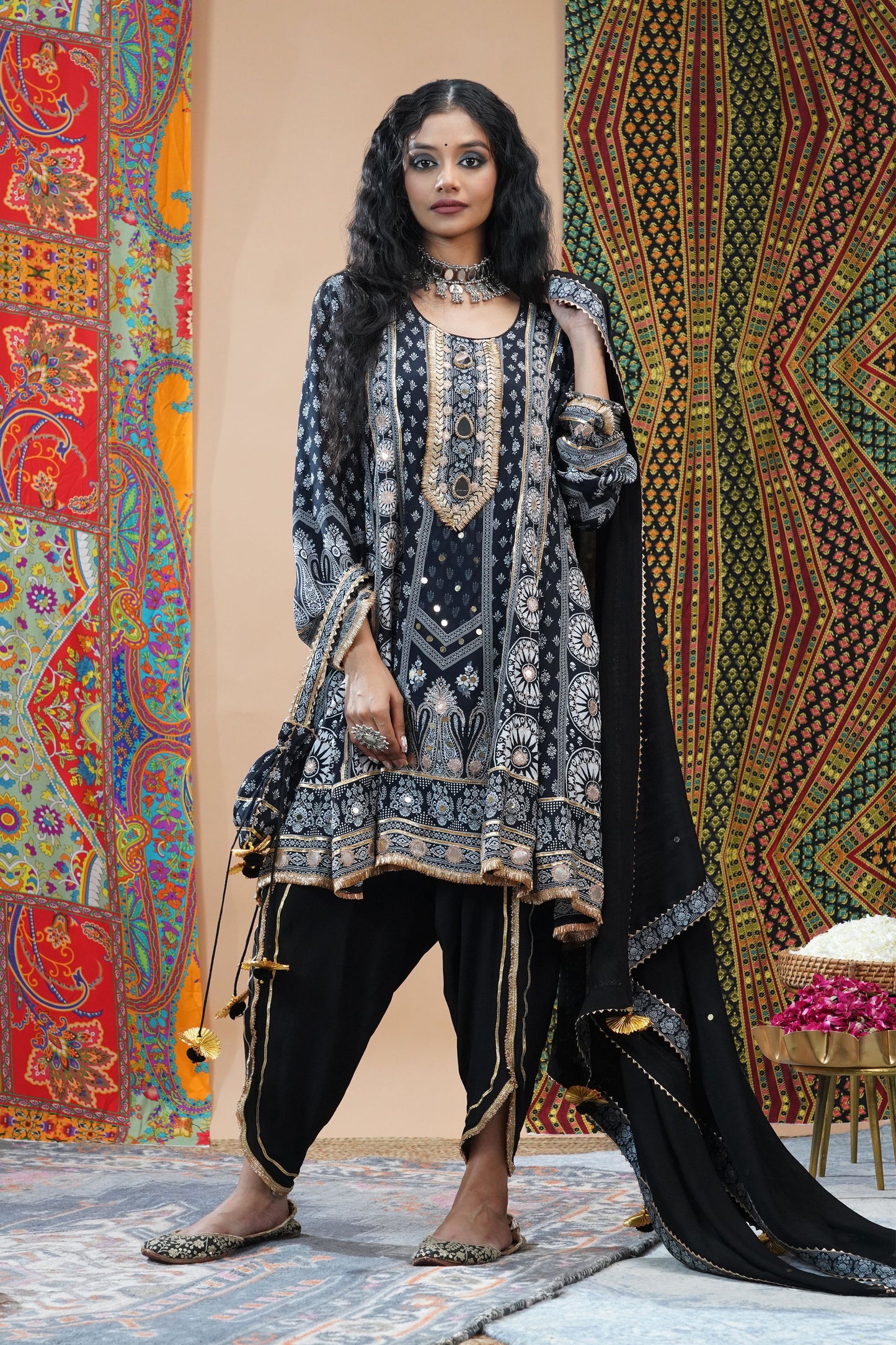 Ishum's Latest Short Anarkali Suit With Dhoti Pant : Sawara Collection