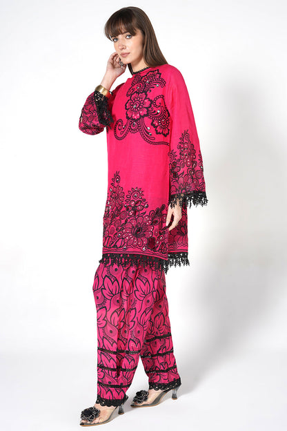 Daily Drama Rani Black Linen Designer Co-Ord Set