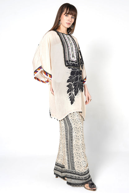 Mosaic Floral crepe Co-ord Set Contemporary Elegance