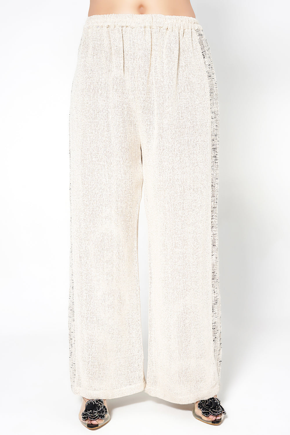 Resha Jute Fabric Embroidered Designer Co-Ord Set Elegant Kurta Palazzo