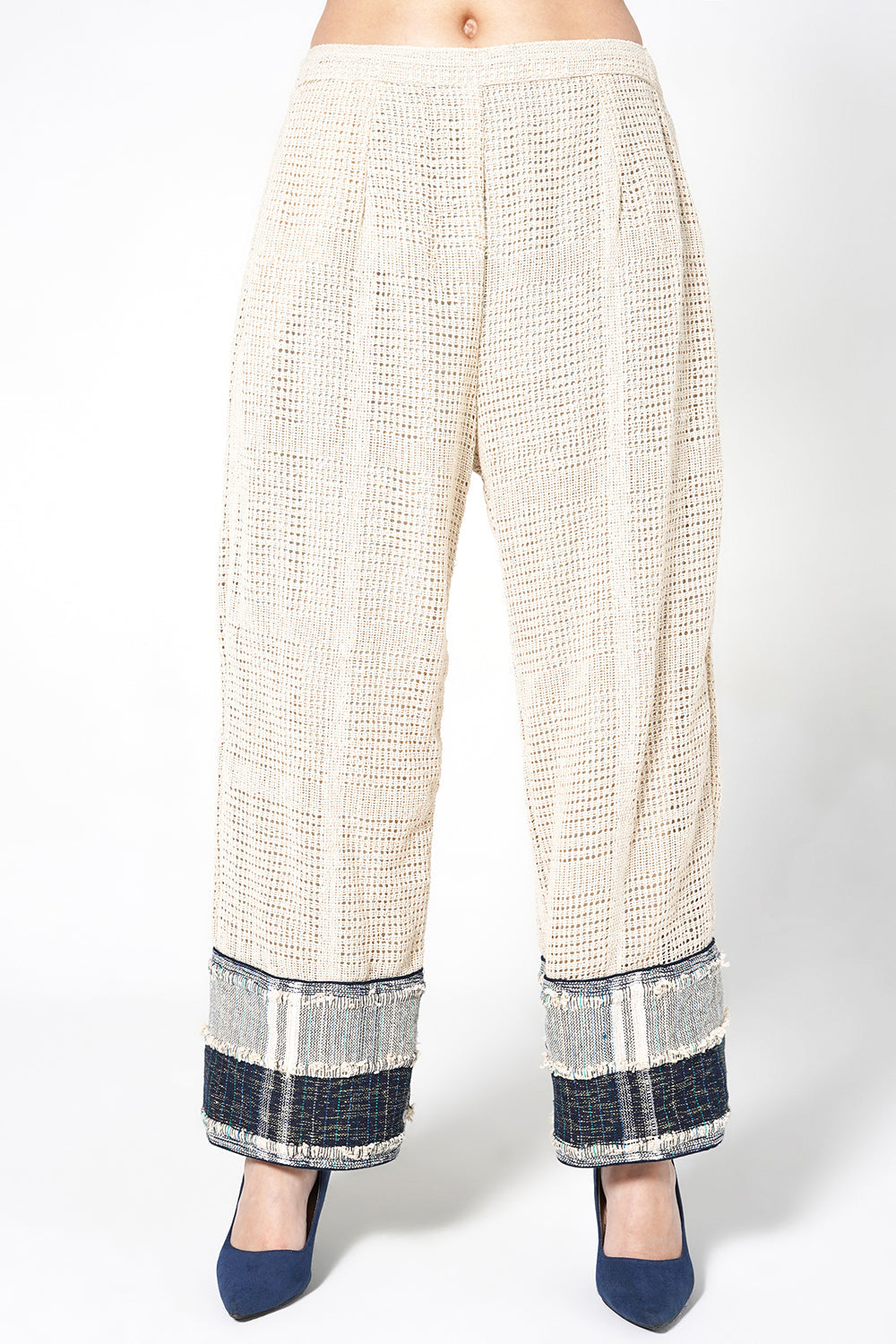 Resha Jute Fabric Textured Designer Co-Ord Set Tassel Detail Outfit